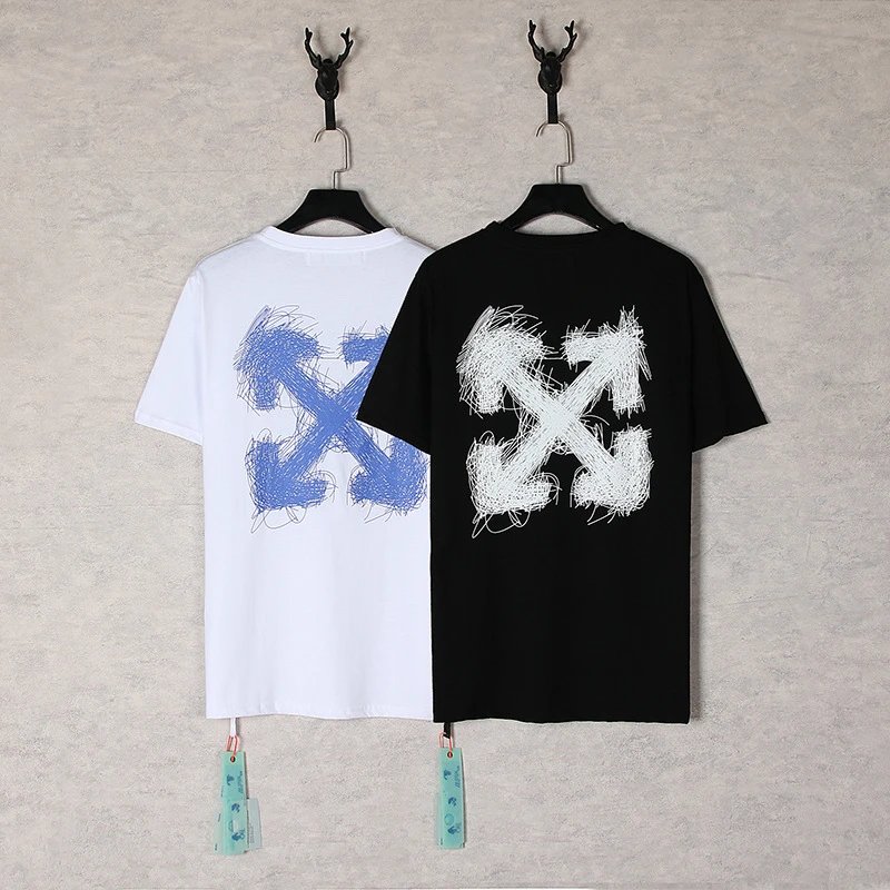 Off-White Arrow Print T-Shirt Black and White - 6