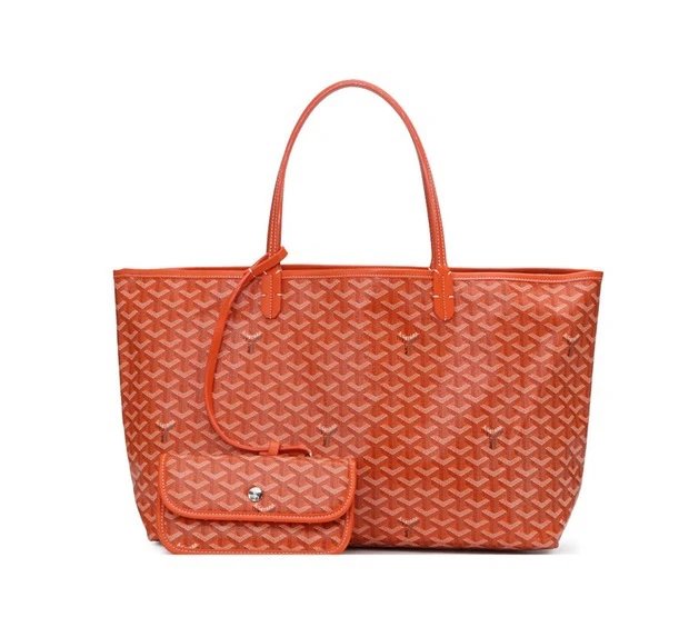 Goyard Saint Louis Tote Black Gray Monogram Canvas Tote Bag - 31
