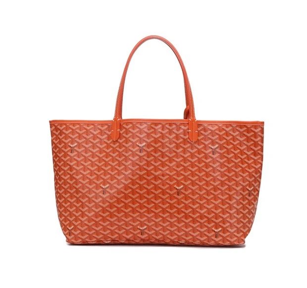 Goyard Saint Louis Tote Black Gray Monogram Canvas Tote Bag - 33