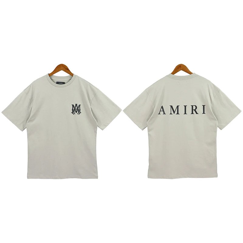 Amiri MA Logo Back Print Tee Grey