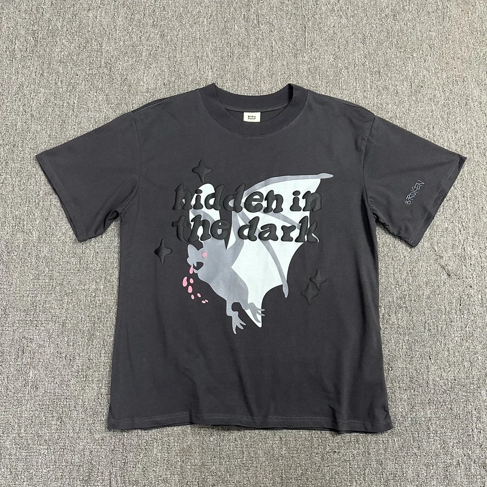Design Trapped in Time Graphic Oversized T-Shirt Navy - 14