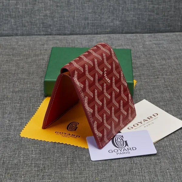 Goyard Saint Louis Bi-Fold Wallet Yellow Chevron - 16