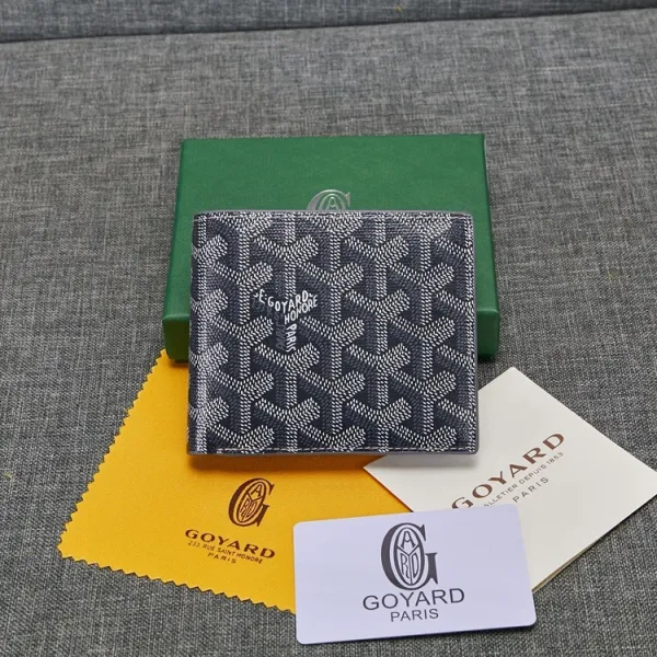 Goyard Saint Louis Bi-Fold Wallet Yellow Chevron - 21