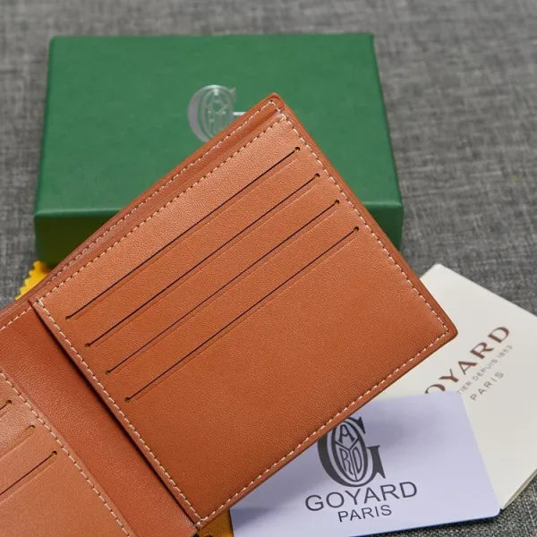 Goyard Saint Louis Bi-Fold Wallet Yellow Chevron - 35