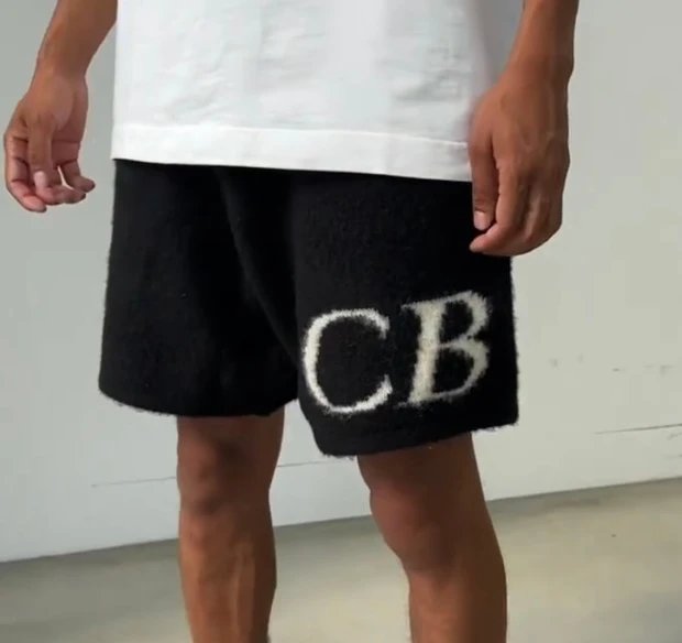 Design CB Logo Knit Hoodie White Hoodie - 51