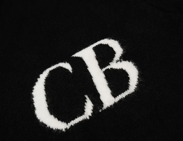 Cole Buxton CB logo knitwear and shorts product detail image 22