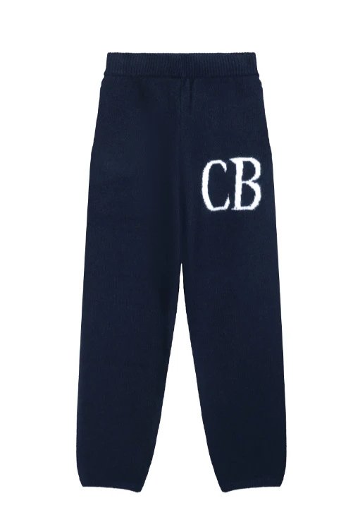 Cole Buxton CB logo knitwear and shorts — M986 sapphire blue