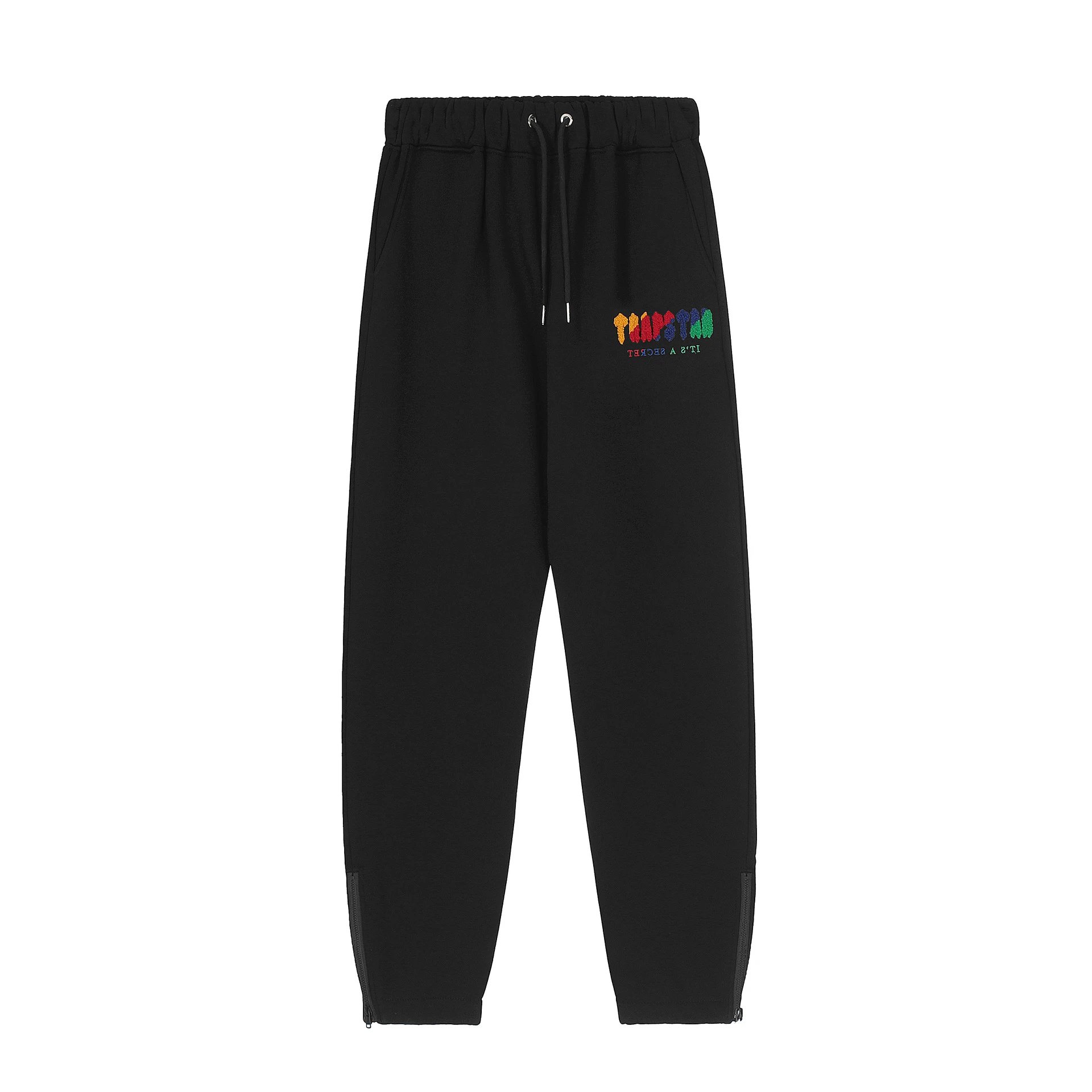 Trapstar Chenille Script Sweatpants Black Multicolor