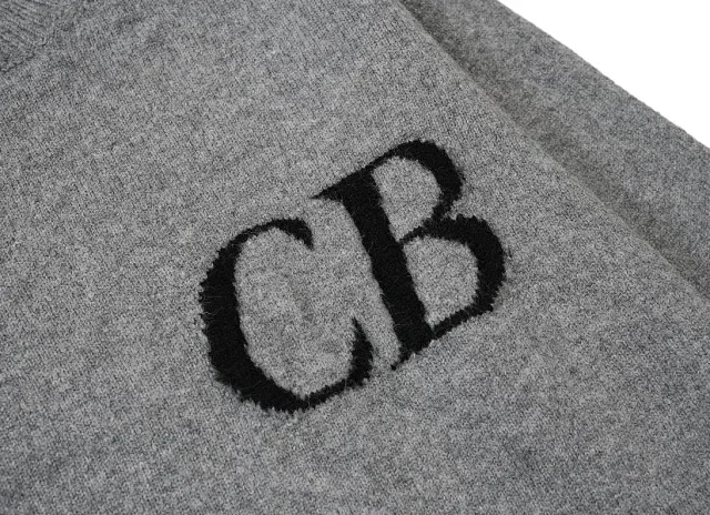 Cole Buxton CB logo knitwear and shorts product detail image 15