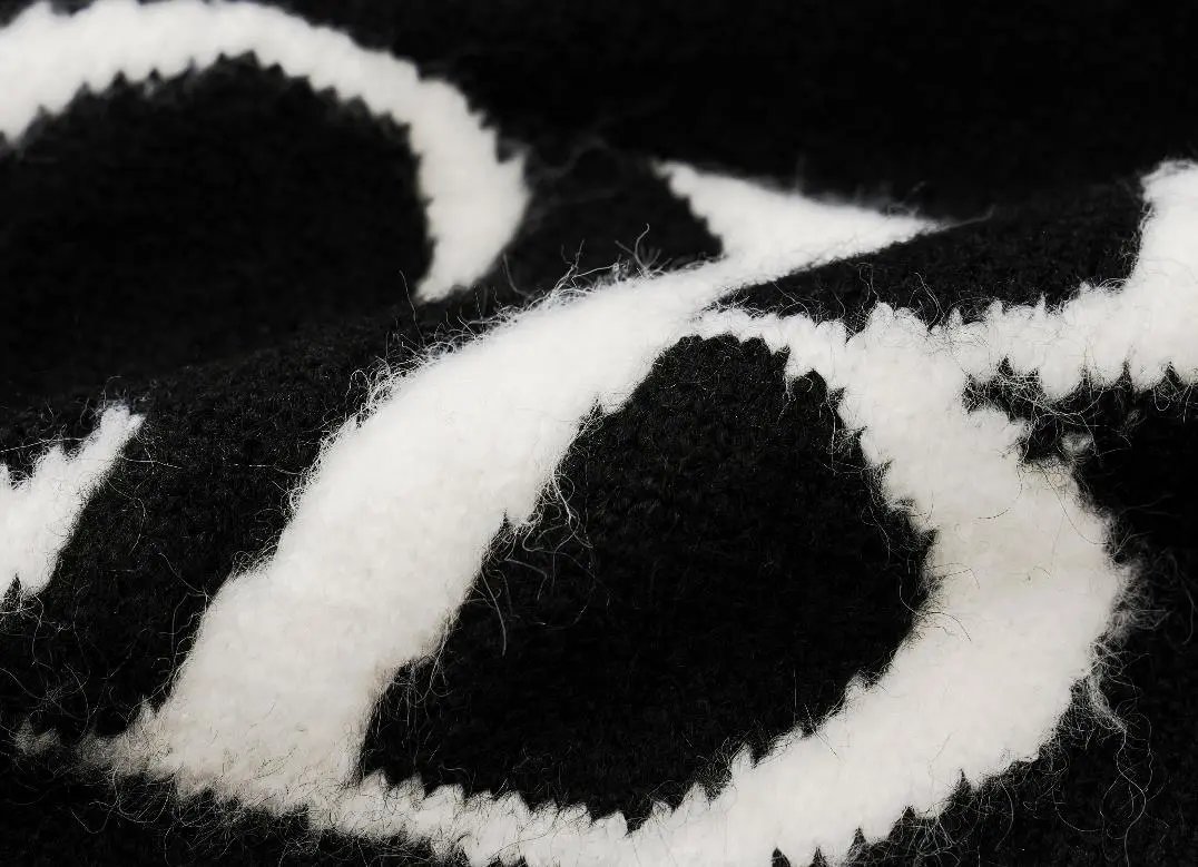Design CB Logo Knit Hoodie White Hoodie - 30