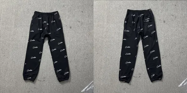 Celine All-Over Logo Print Sweatpants Light Blue - 3