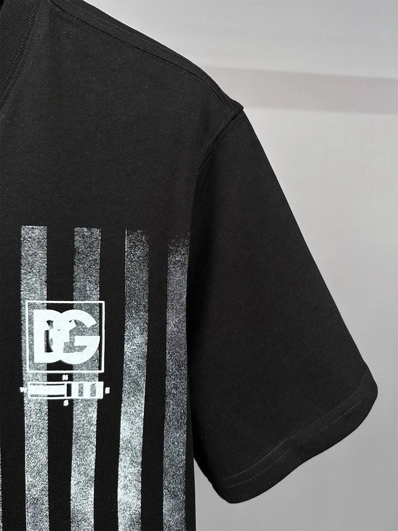 Off-White Industrial Stripe Black T-Shirt - 9