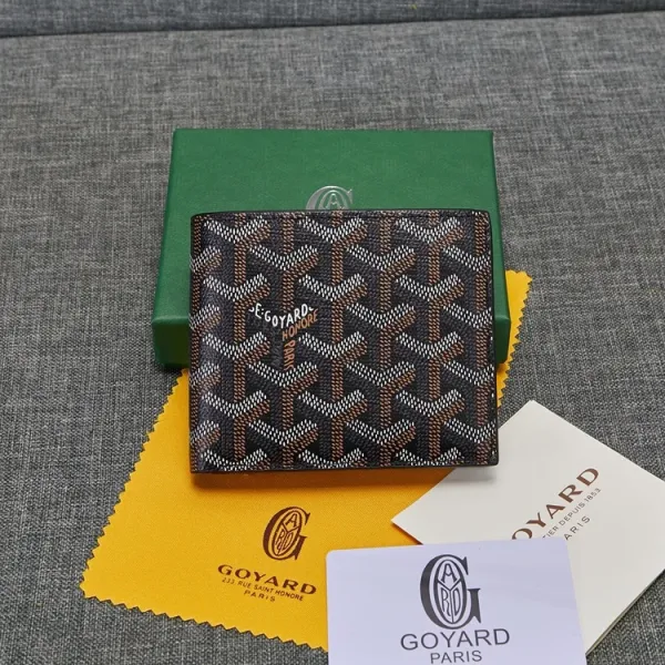 Goyard Saint Louis Bi-Fold Wallet Yellow Chevron - 4