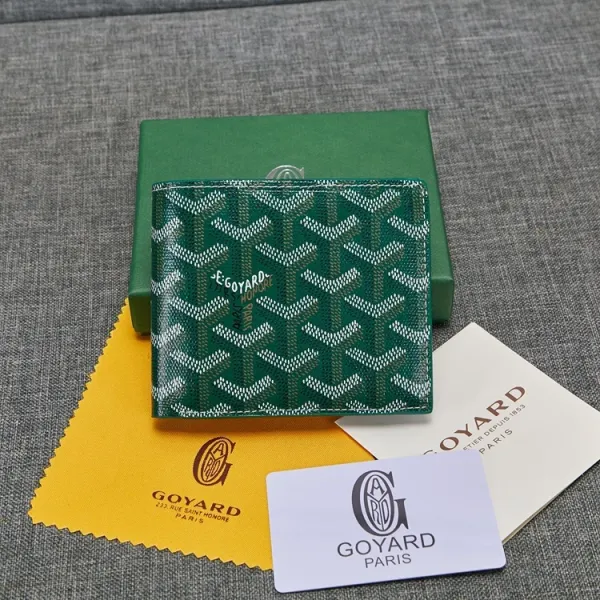 Goyard Saint Louis Bi-Fold Wallet Yellow Chevron - 25