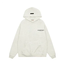 thumbnail for [DX14] three-dimensional silicone letter men's and women's American high street flocked hoodie, sweatshirt, jacket, hoodie