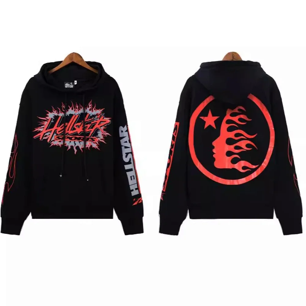 Hellstar Flame Portrait Hoodie