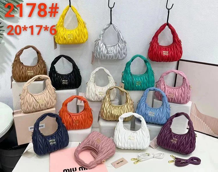 Miu Miu Matelassé Mini Hobo Bag Yellow Handbag product detail 2 in Litbuy spreadsheet finds