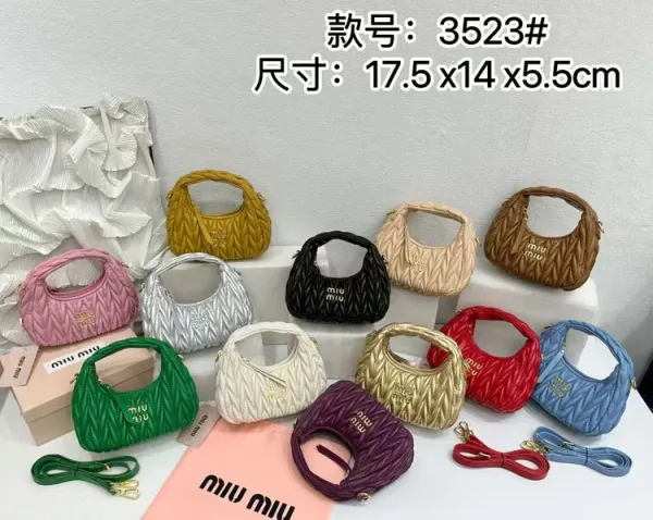 Miu Miu Arcadie Quilted Mini Shoulder Bag in Multiple Colors - 3