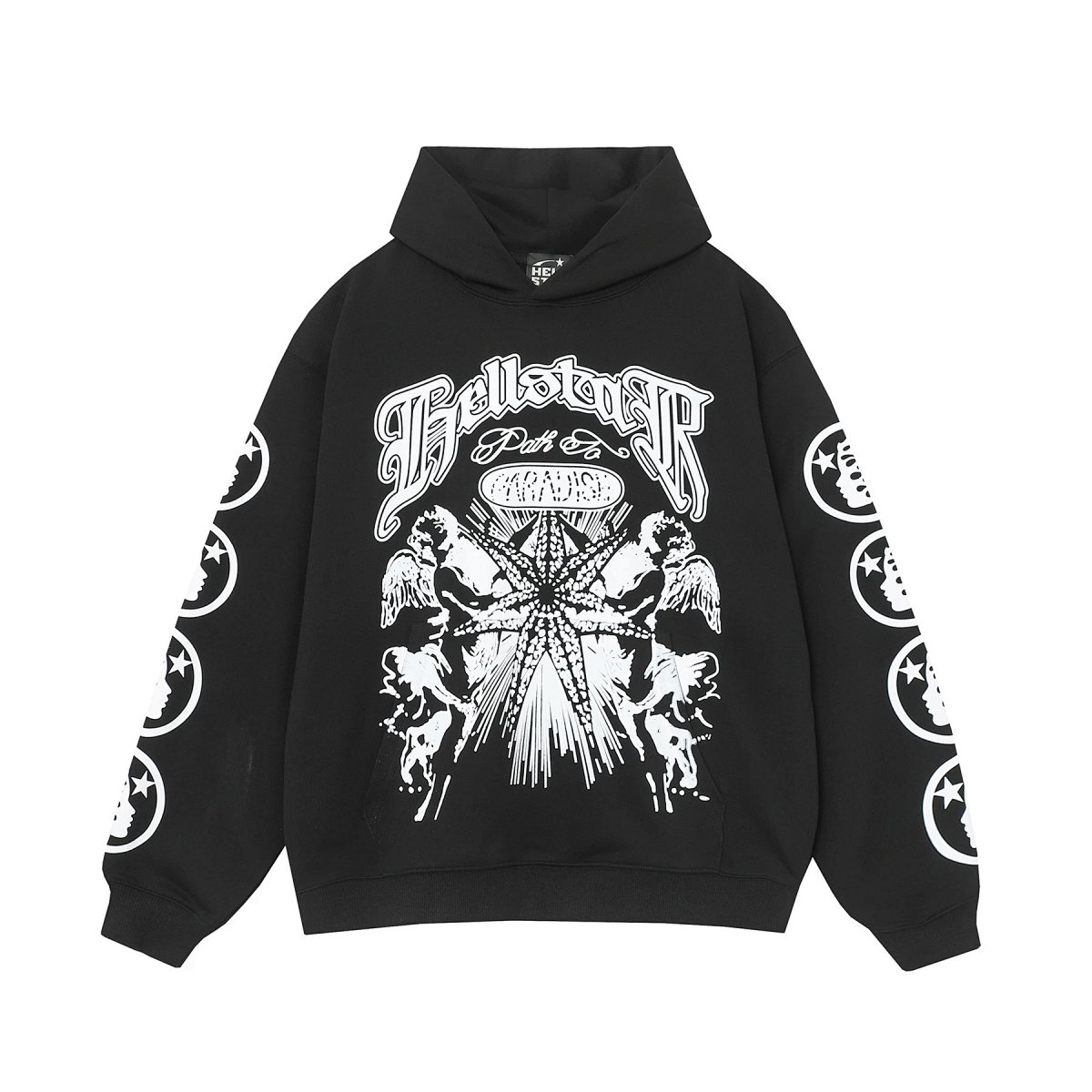 Hellstar Path to Paradise Black Graphic Hoodie product detail 31 in Litbuy spreadsheet finds