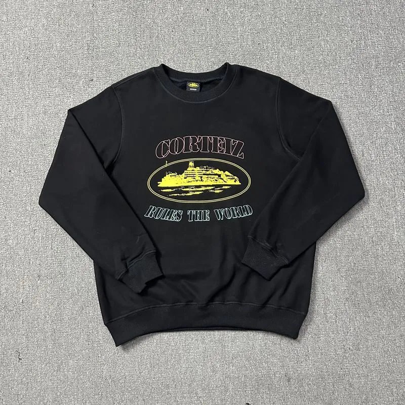 Cortez Rules The World White Graphic Hoodie - 17