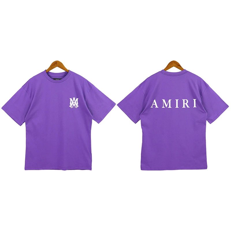 Amiri MA Logo Back Print Tee Purple