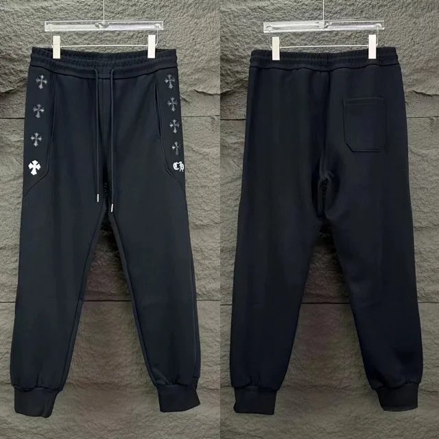 Unbranded Trousers Drawstring jogger with cross motifs product detail image 4