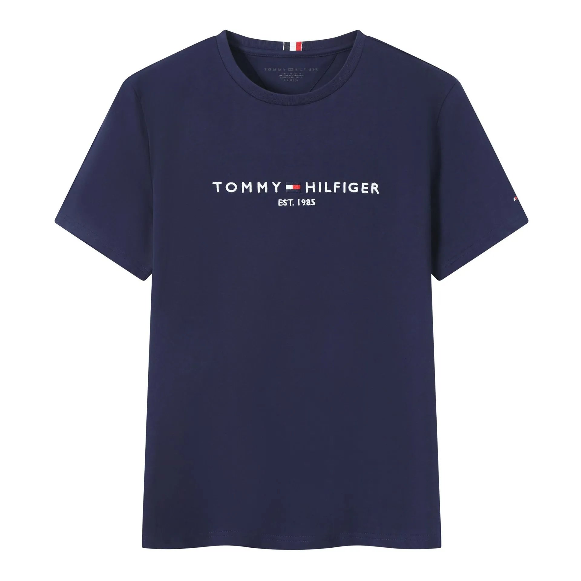 Tommy Hilfiger Bold Stripe Navy T-Shirt - 14