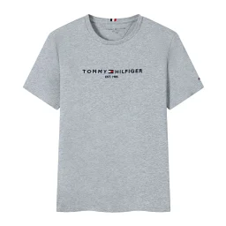 thumbnail for Summer Men's Short Sleeve Athleisure Cotton Plus Size Classic Crew Neck Cotton T-Shirt Base Shirt - CY