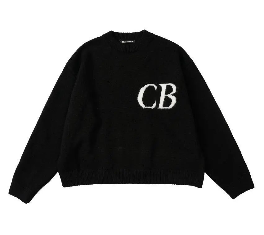Design CB Logo Knit Hoodie White Hoodie - 27