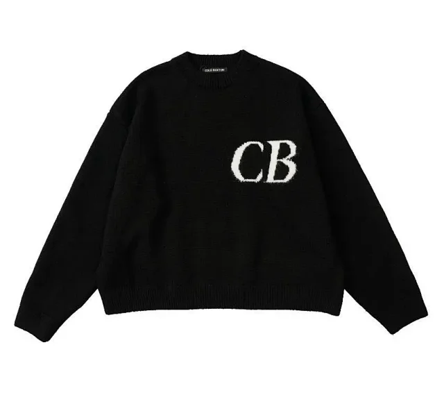 Cole Buxton CB logo knitwear and shorts product detail image 21