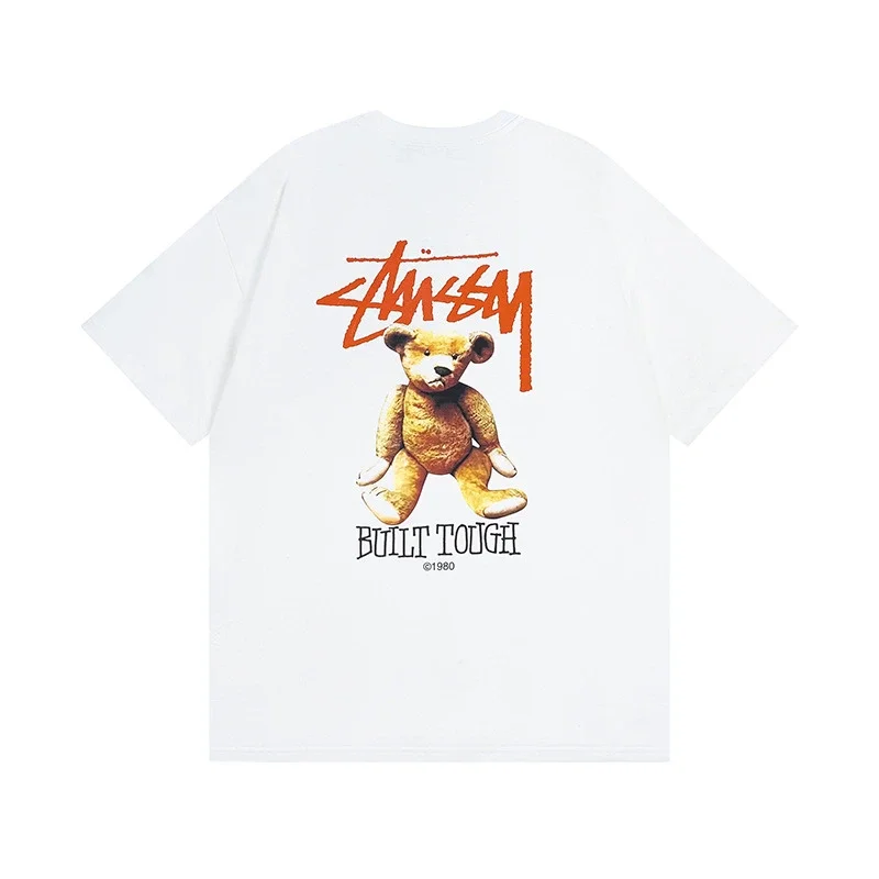 Stüssy Vintage Teddy Bear Print Short-Sleeve T-Shirt