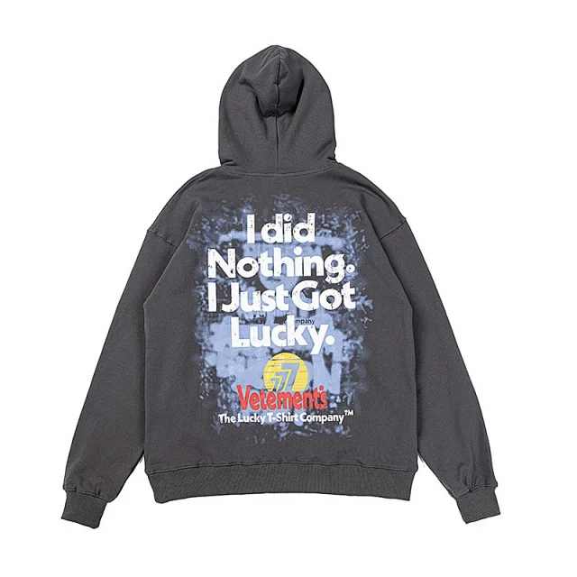 Vetements Hoodies & Sweatshirts Graphic Print Pullover Hoodie product detail image 32