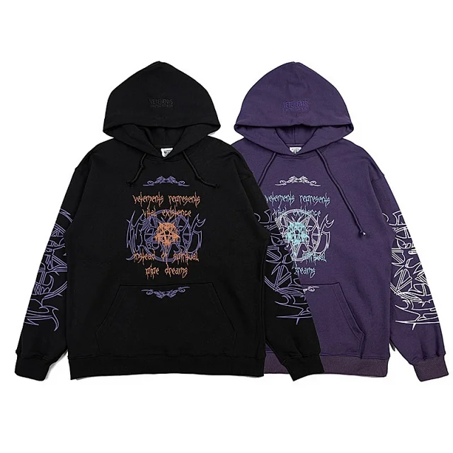 Vetements Hoodies & Sweatshirts Graphic Print Pullover Hoodie product detail image 45