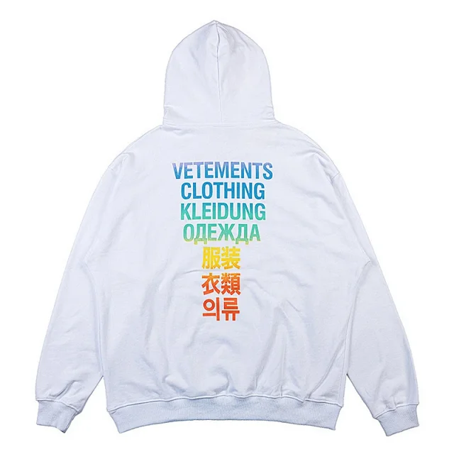 Vetements Hoodies & Sweatshirts Graphic Print Pullover Hoodie product detail image 99