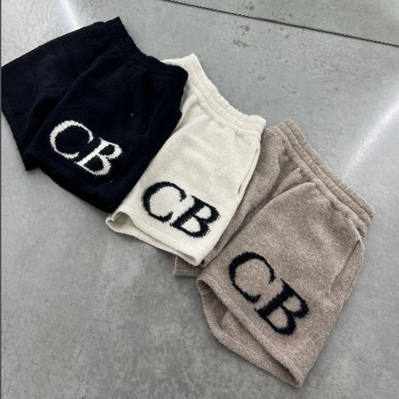 CB Logo Knit Shorts 