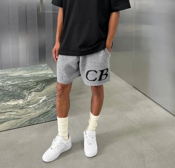 Design CB Logo Knit Hoodie White Hoodie - 52