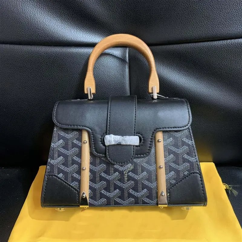 Goyard Saint Louis Mini Burgundy Canvas Handbag - 4