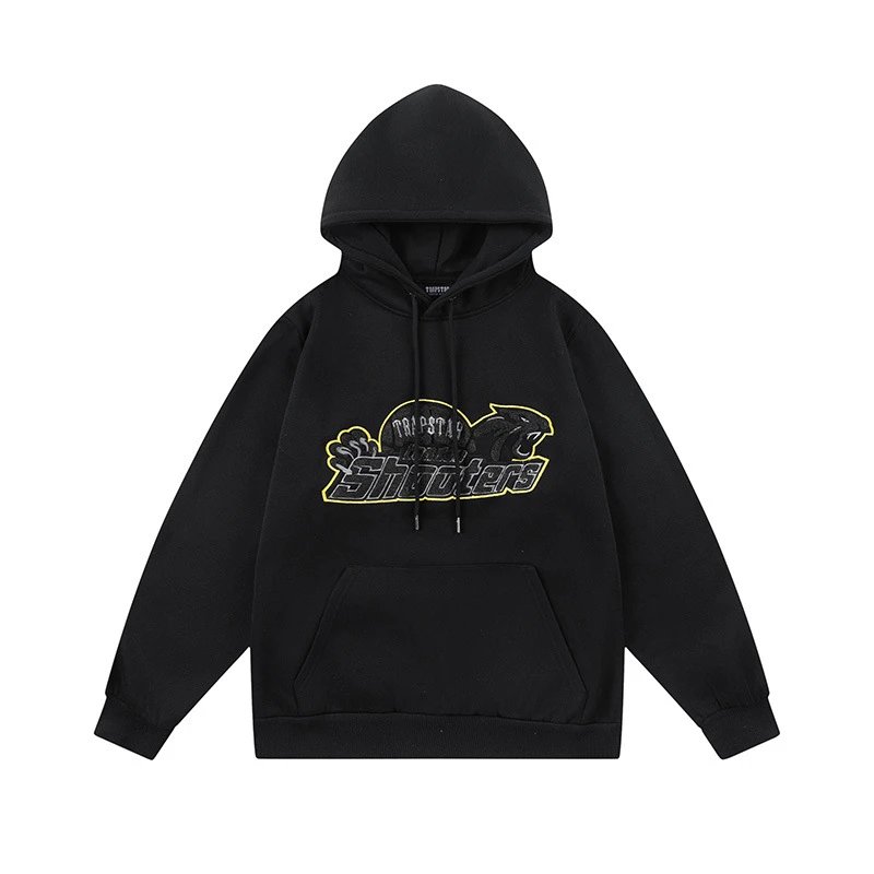 Trapstar Black Logo Hoodie and Sweatpants Set - 10