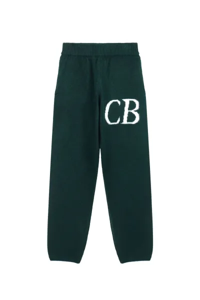CB Knit Sweatpants Forest Green - 1
