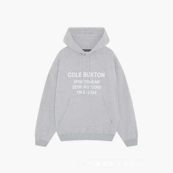 Cole Buxton Sportswear Design Studio 1992-2024 Gray Hoodie - 1