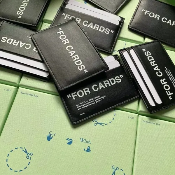 Off-White For Cards Card Holder Black - 5