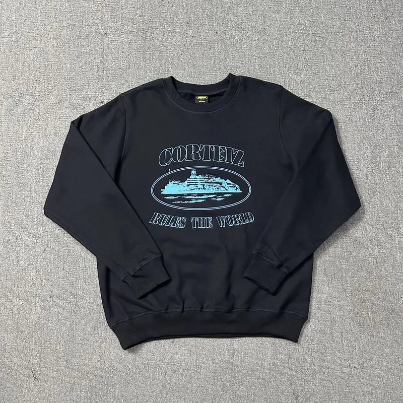 Cortez Rules The World White Graphic Hoodie - 21