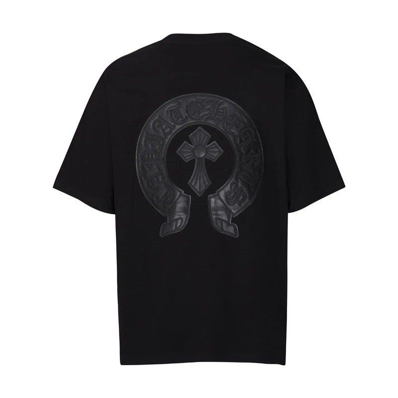 Chrome Hearts Horseshoe Logo Tee Black