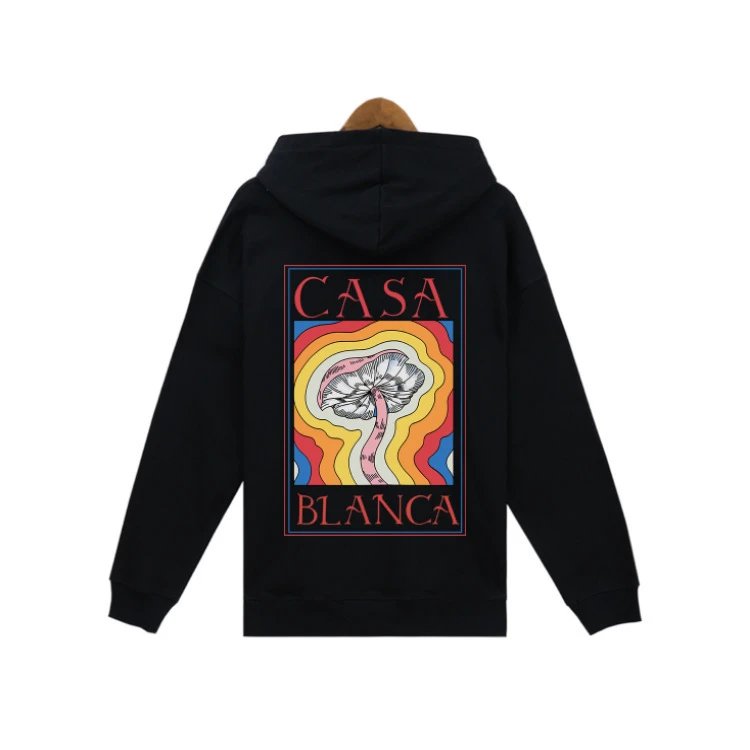 Casablanca Aiiiiiiir Wave Jet Hoodie White Red