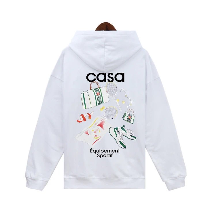 Casablanca Equipement Sportif Hoodie White