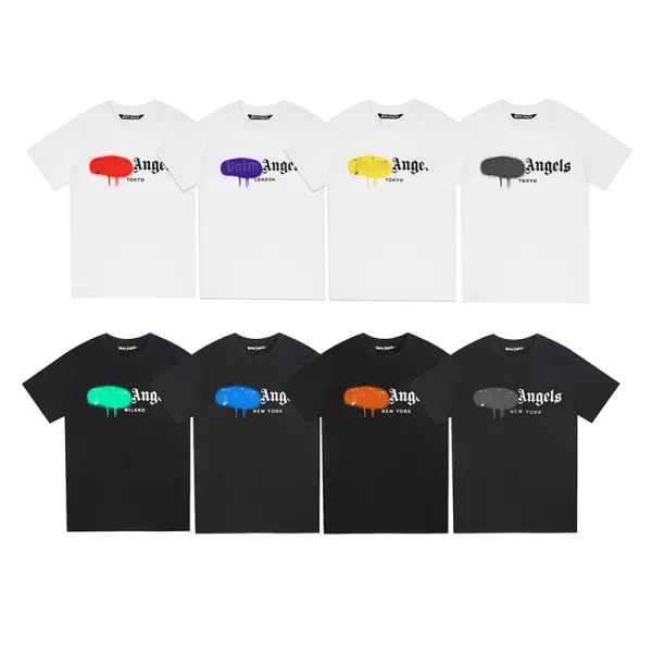 Palm Angels Palm Tree Logo White T-Shirt - 6