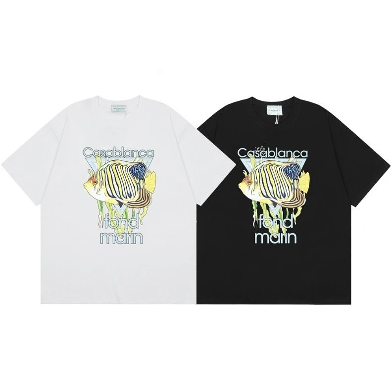 Casablanca Tennis Club Graphic T-Shirt Black - 14