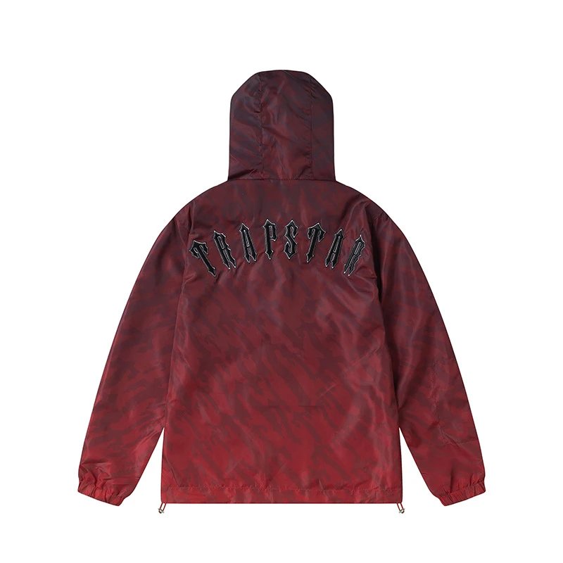 Trapspar Windbreaker Jacket Royal Blue Outerwear - 14