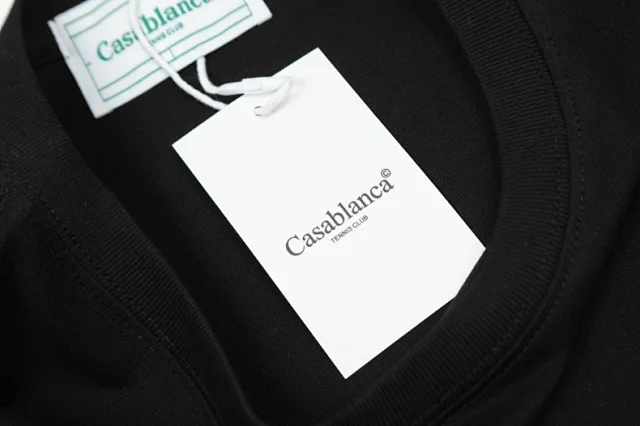 Casablanca T-Shirts Short-Sleeve Graphic Logo T-Shirt product detail image 26