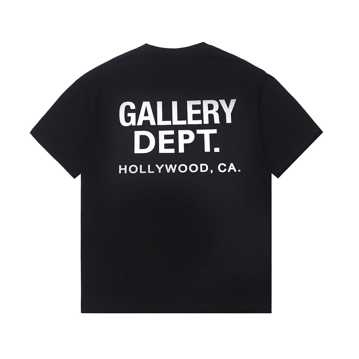 Black with White Text